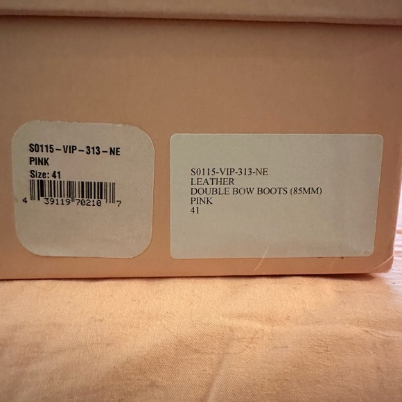 Mach & Mach Crystal Embellished Double Bow Bootie size 41 - Picture 2 of 8